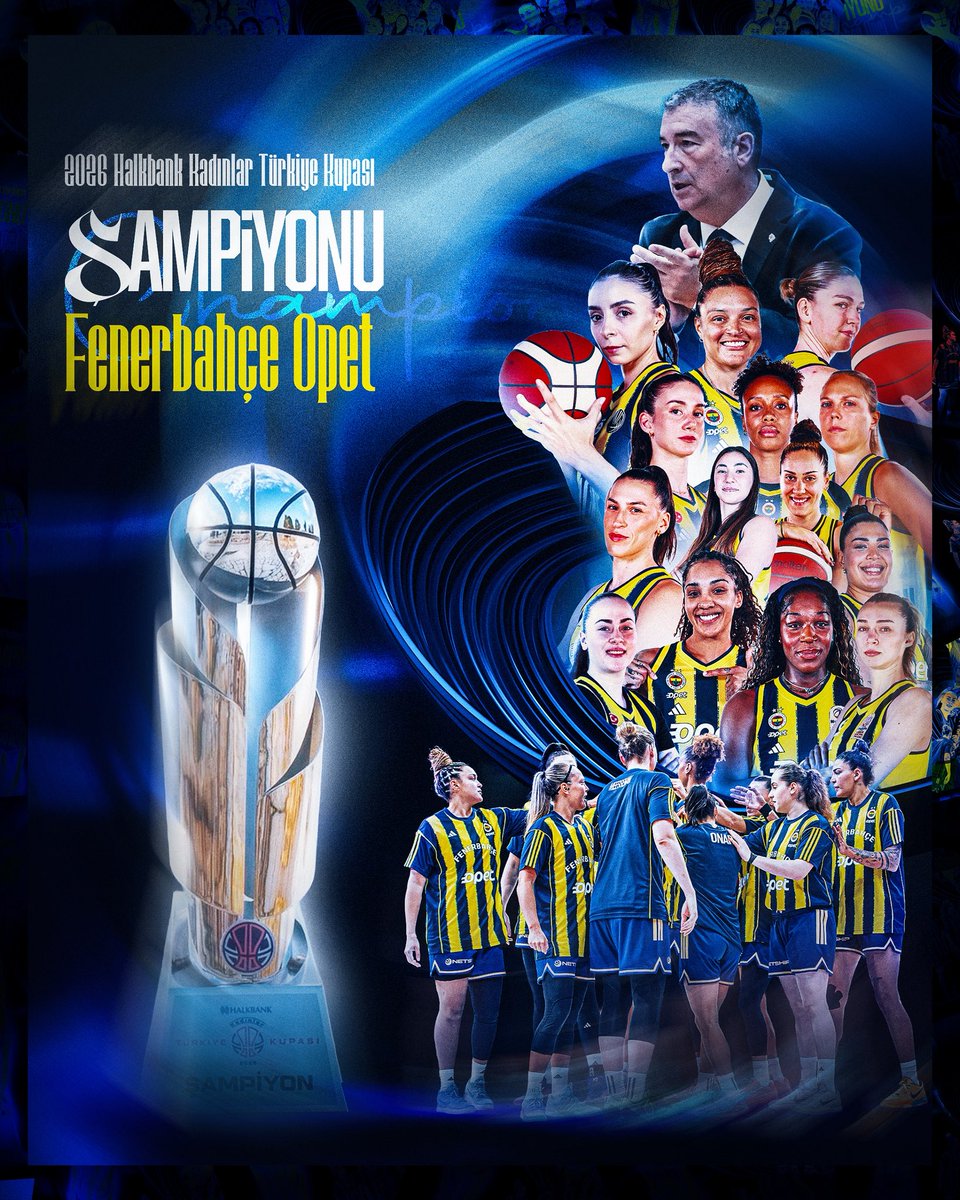 2026 HALKBANK KADINLAR TÜRKİYE KUPASI ŞAMPİYONU FENERBAHÇE OPET! 💛💙