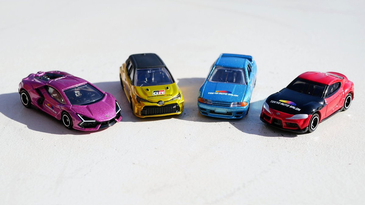 予約販売中】東京オートサロン 2026 開催記念トミカ4車種(スープラ