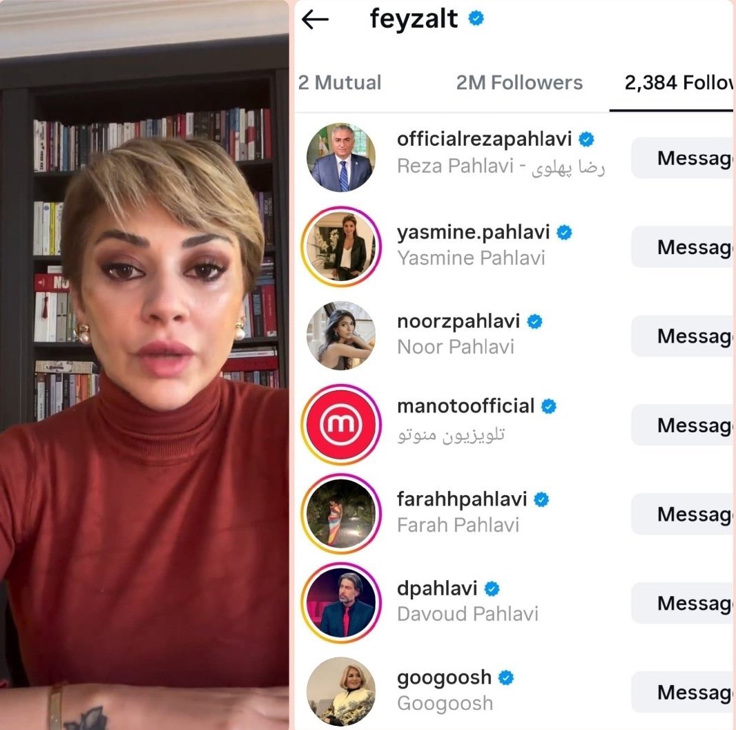 Feyza Altun’un takip ettiği İranlı hesaplara bakın.

Dün “Yallah İran’a” diye bağıranların vardığı yer burası işte. Yarın iç savaş çıksa milyonlarca İranlı mülteci Türkiye’ye göç etse onlara sahip çıkar ama aynı Altun, Suriyelilere zombi gibi bakıyordu. 

Bu arada Yallah İran’a.