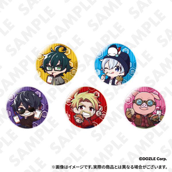 予約】キャラクター雑貨 ／ ドズル社 ランダムミニキャラ缶バッジ（全