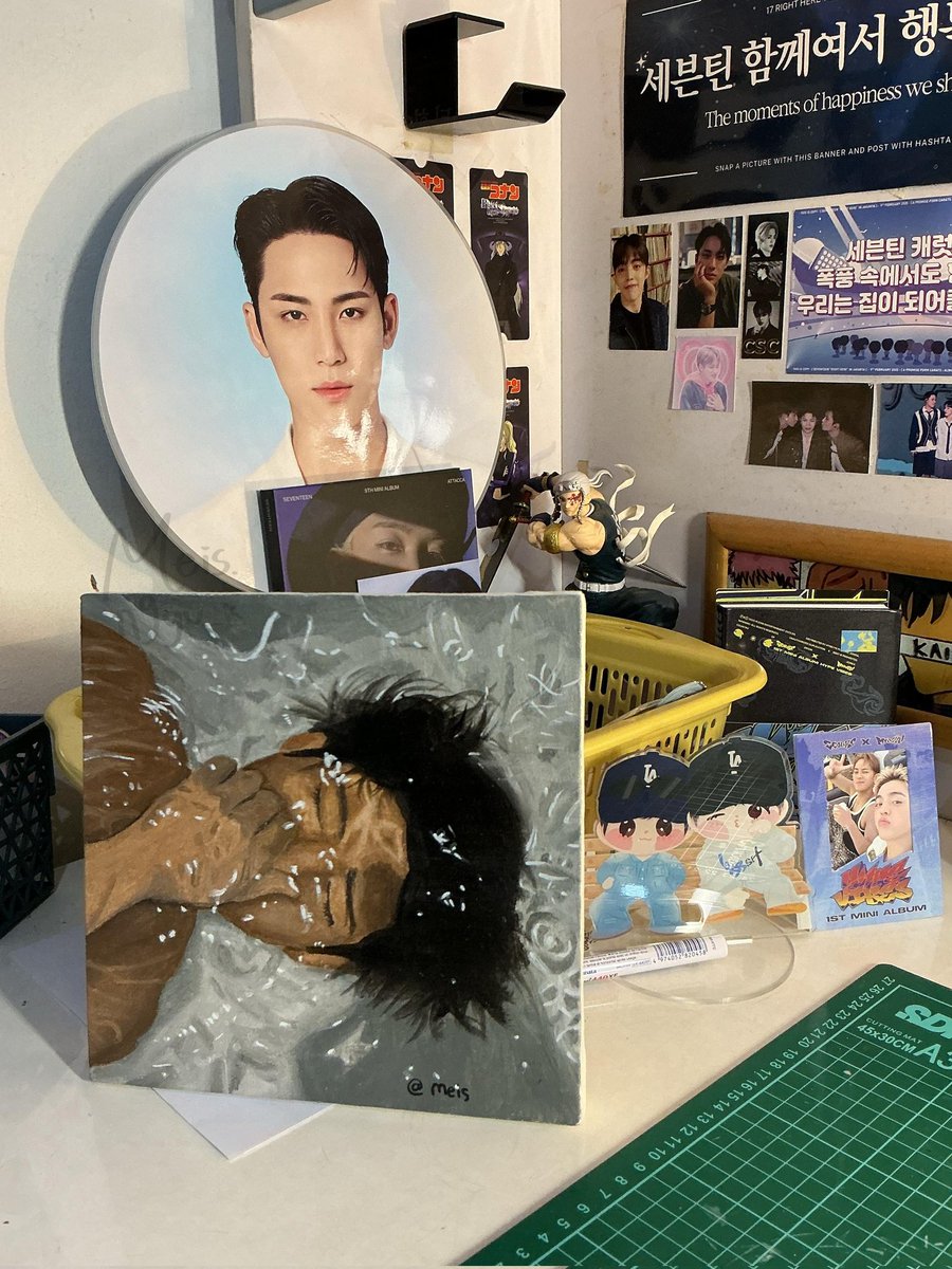 eyesongyu13's tweet image. #SEVENTEEN #김민규 🐶💧