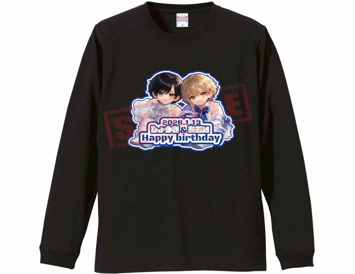 こちらのLIVEにて生誕Tシャツを 販売致します🤍💙 ￥4,000円（税込