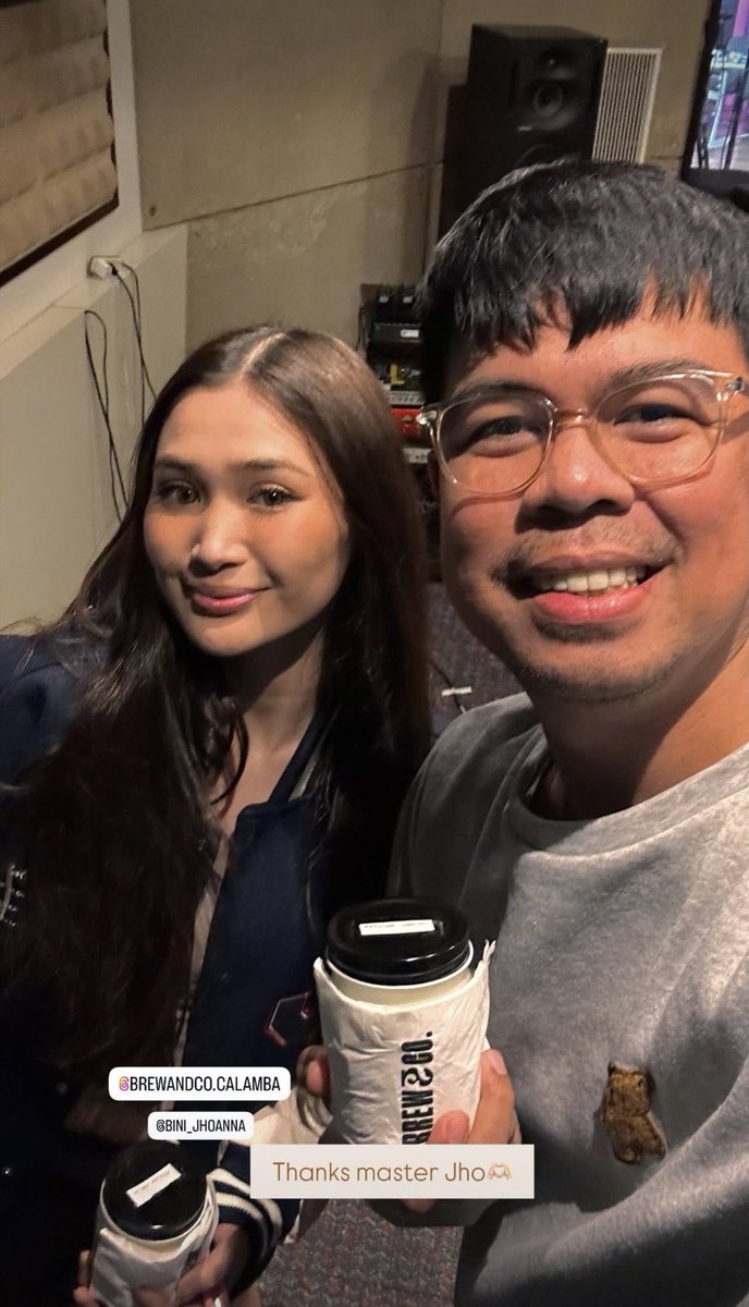 Jhoanna with Director/writer Jay Klio 

Sana may niluluto 🤞
