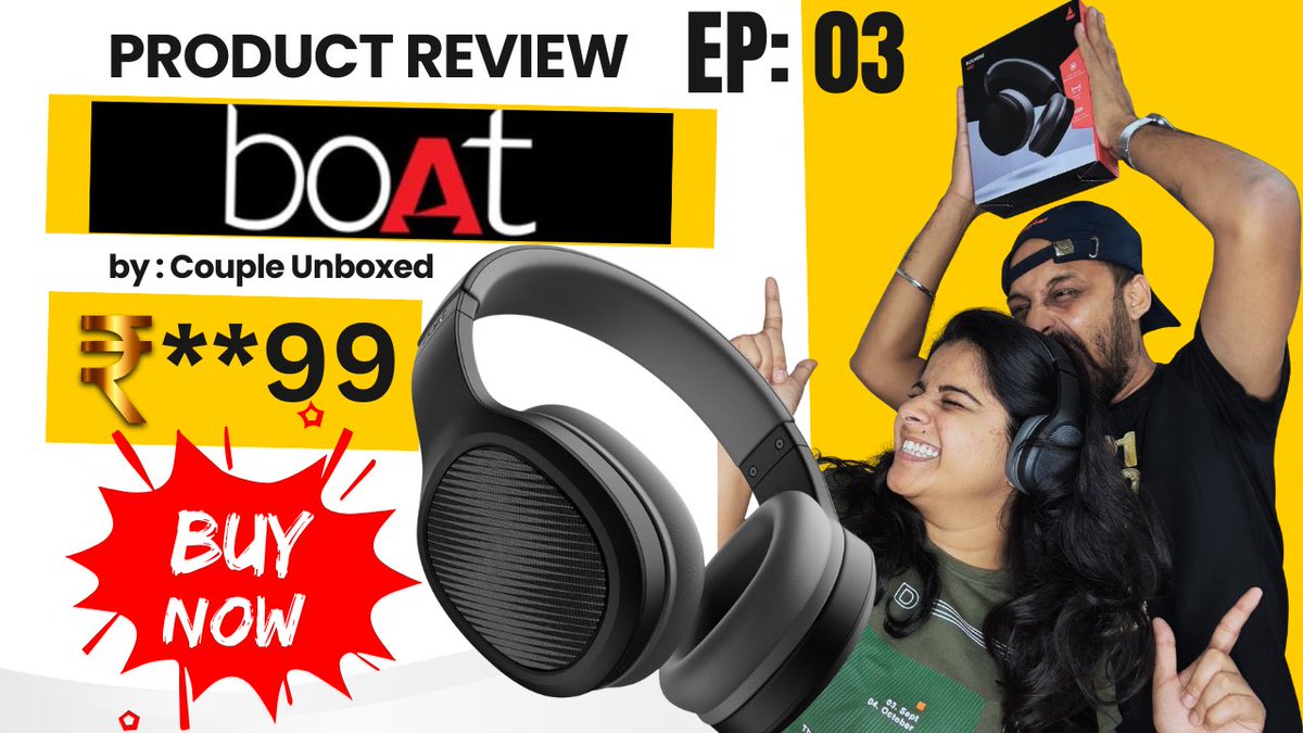 Neeraj0506's tweet photo. Best Budget Headphones Under 2000? 🎧 boAt Rockerz 460 – 30 Hours Battery, Beast Mode, ENx Calls! Full unboxing &amp; test with couple nok-jhok New video out! 🔥
 https://t.co/L6nhBbSmj6
 #CoupleUnboxed #review #boAtRockerz #indianyoutuber #CoupleGoals #india https://t.co/AHu9bMjfcb