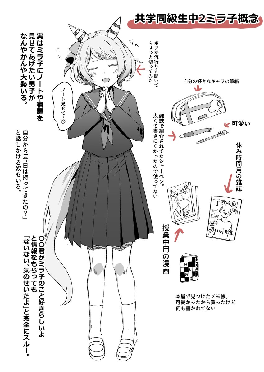 xxsakura0303xx's tweet image. #三連休はフォロワーさんが増えるらしい
同級生ミラ子概念、置いておきます