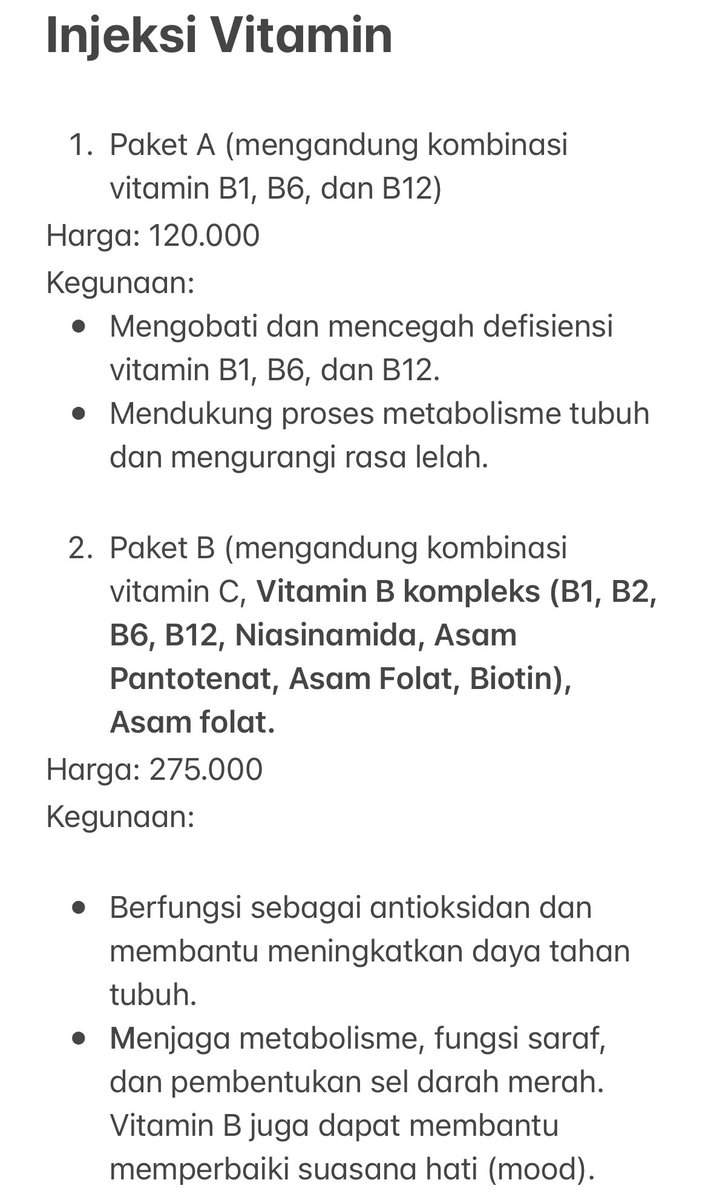 LoliSitepu6167's tweet image. Warga bekasii!!
Musim ujan begini jangan sakit yaa
Biar kuat, yok suntik vitamin di aku
Boleh wa ya (085777370874)

#vitamin #suntik #obat #bekasi #homecare #perawat