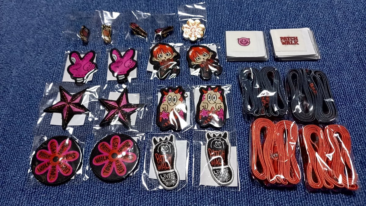 LiSA PATCH WALKツアー ガチャ ワッペン リング LiSA PATCH WALKツアー