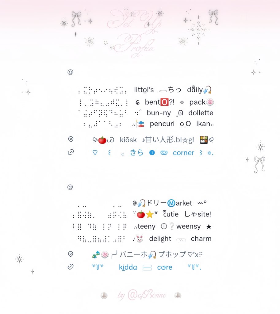 OfBonne's tweet image. ⠀
⠀⠀⠀⠀❤︎⠀𓂂⠀a⠀repost⠀would⠀be⠀lovely
⠀⠀⠀⠀swipe⠀cutest⠀set⠀up⠀profile⠀♫
⠀⠀⠀⠀for⠀9.500⠀つかむ⠀⑅⠀check⠀ALT.
⠀⠀⠀⠀•• ┈┈⠀୨୧⠀#zonauang⠀#zonaba
⠀⠀⠀⠀⠀⠀⠀⠀⠀⠀⠀⠀︶⊹︶︶︶︶︶︶⊹︶
⠀