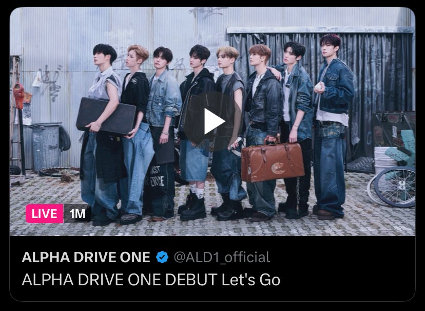 mniiowon's tweet image. ALPHA DRIVE ONE Debut Live Stream become one of the highest viewed live streams realtime on X with 1M concurrent viewers. The record held by Elon Musk at 1.2-1.4M. WOW ALD1😭👏🏻🤍