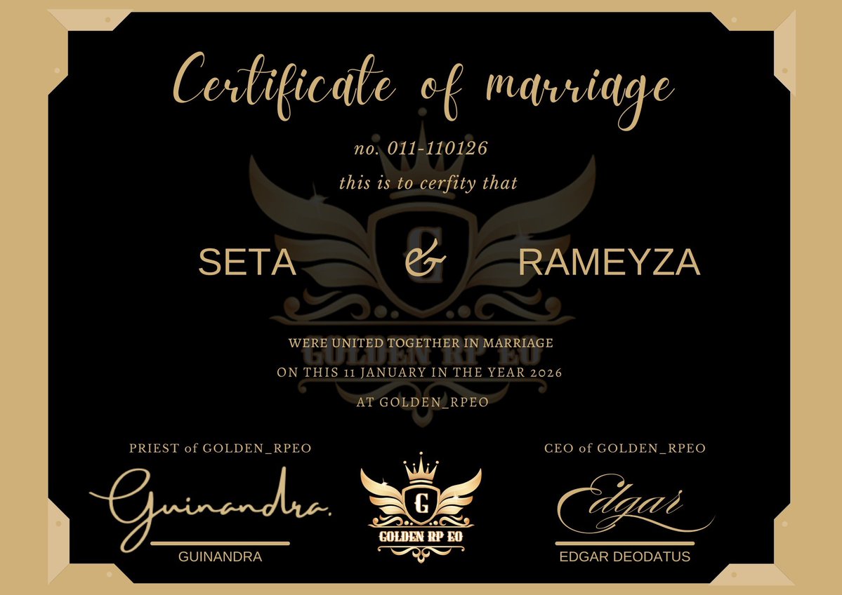 inyouf's tweet image. ㅤ

“Berikut saya berikan sertifkat dan buku nikah yang sudah dilegalkan oleh kami kepada kedua mempelai sebagai tanda sah pernikahan kalian. Silahkan Saudara @erectsv untuk mewakili pemberian dokumen dari kami” ucap Guinandra kepada kedua mempelai.

#SetaRaAligned

ㅤ