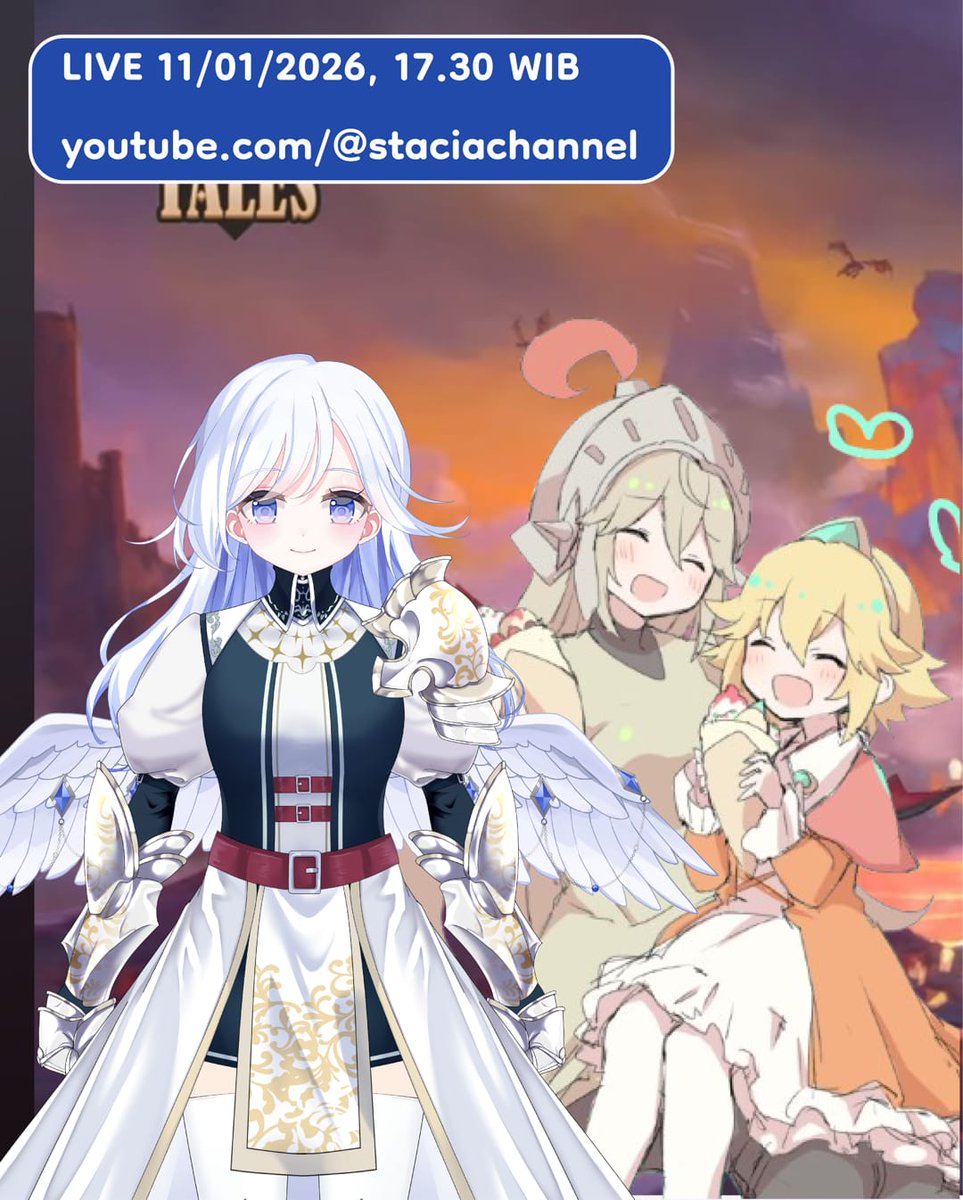 staciachannel's tweet photo. 【Guardian Tales】 Dunia 22 - Gunung Volver. 11.01.2026 【Stacia Channel】
https://t.co/i7JD7PTjoy
#StaciaChannel #StaciaChannelDiary #guardiantales #guardiantalesindonesia https://t.co/LRvJNKsZYc