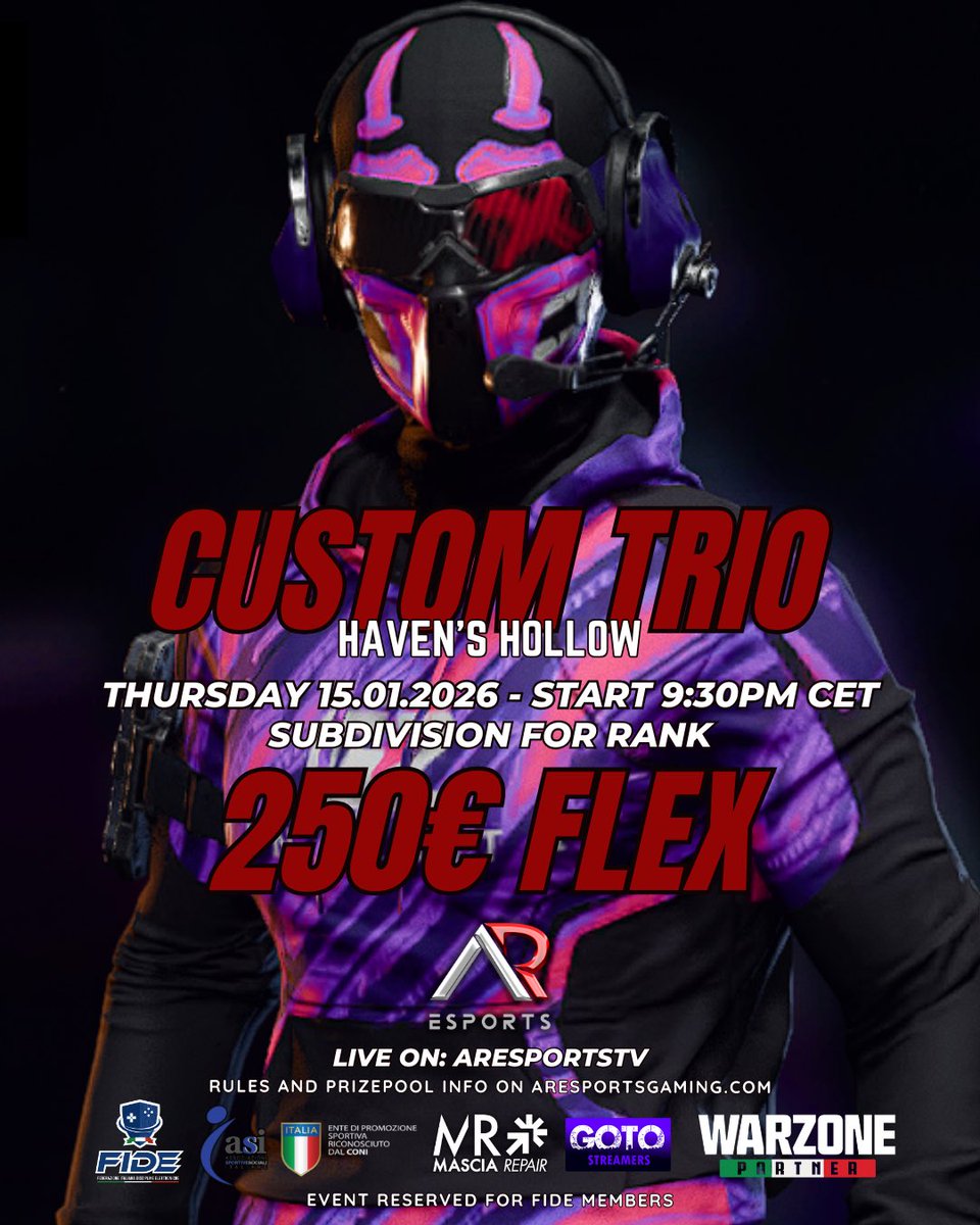 Ar Esports - Tournaments Warzone Call Of Duty tweet media