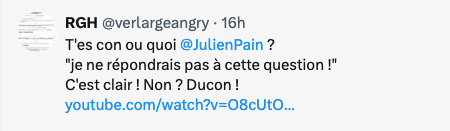 JulienPain's tweet image. Après on me demande pourquoi je n'ouvre pas les commentaires sur cette plateforme. Je vous laisse j'ai un dej avec la CIA.