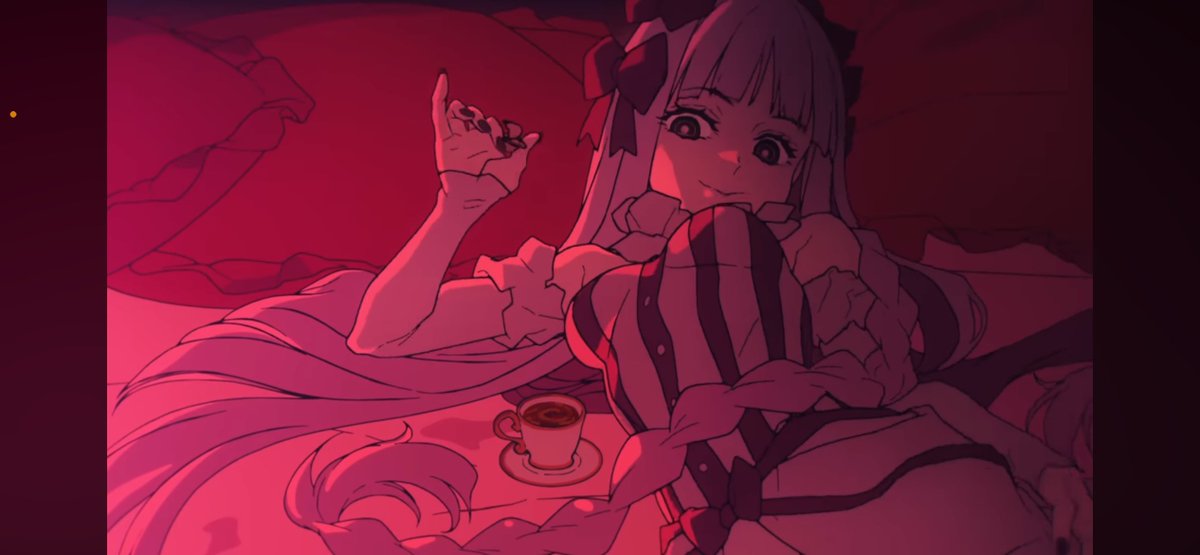 nishi_haru02's tweet image. 『Fate/strange Fake』、フランチェスカの「この人、ビジュはめちゃくちゃ良いんすよ」が一目で伝わってくる映像良すぎる。