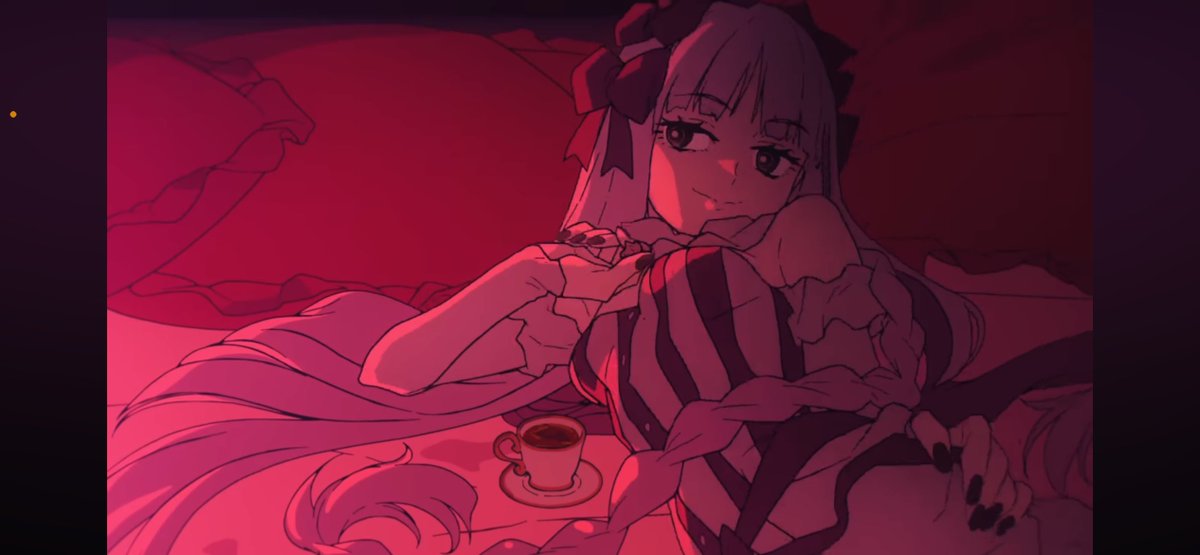 nishi_haru02's tweet image. 『Fate/strange Fake』、フランチェスカの「この人、ビジュはめちゃくちゃ良いんすよ」が一目で伝わってくる映像良すぎる。