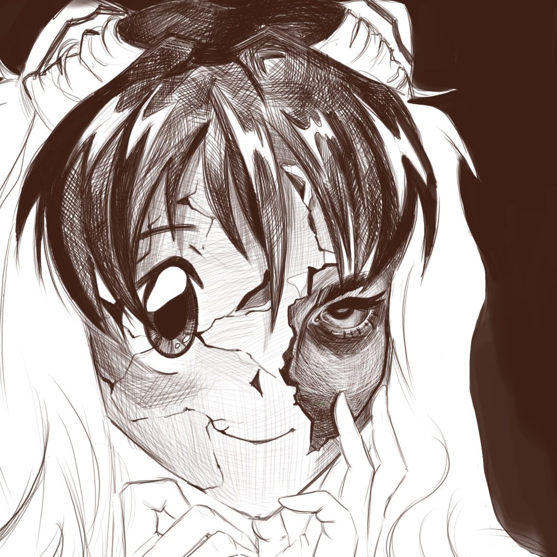 katirridze's tweet photo. mask 
wip
#artmoots #art #evangelion #asuka https://t.co/zNAK3qzkl2