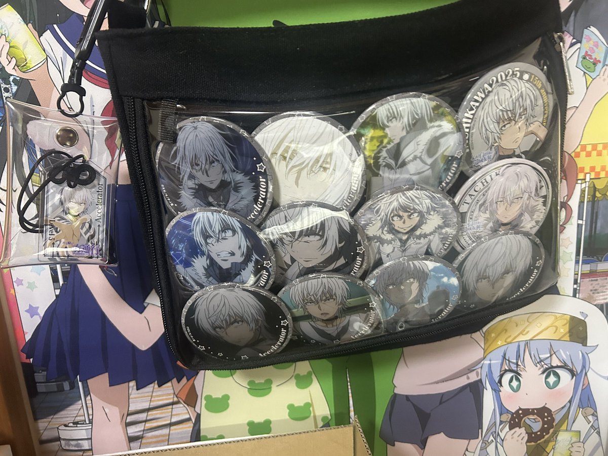 新しいアクセラレータの缶バッジを付けようと思ったけど無理だった