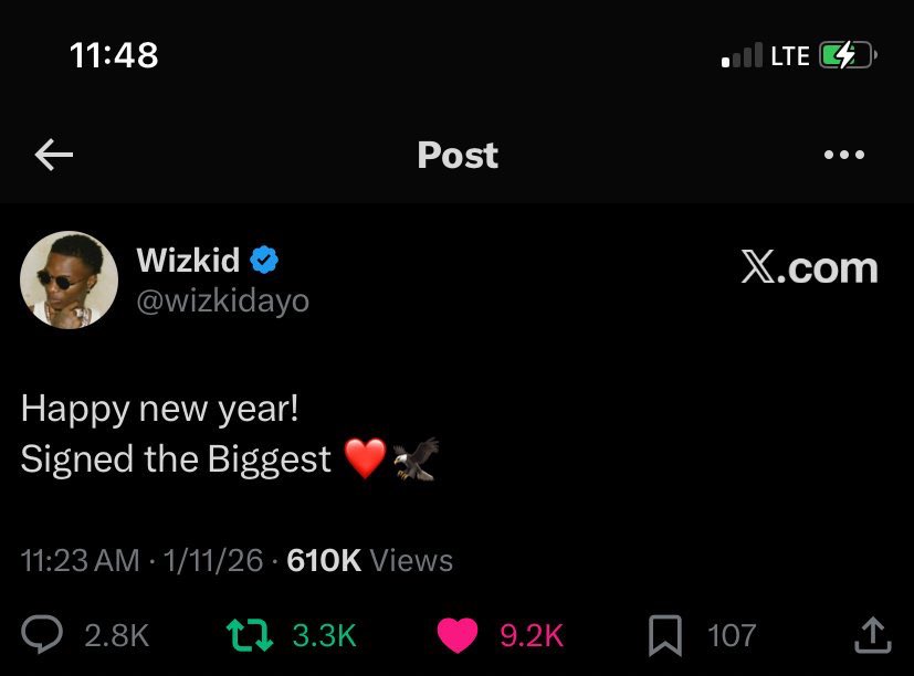 ‘Brr see engagement in 30 minutes, most talked about African artist, see motion! 🤯