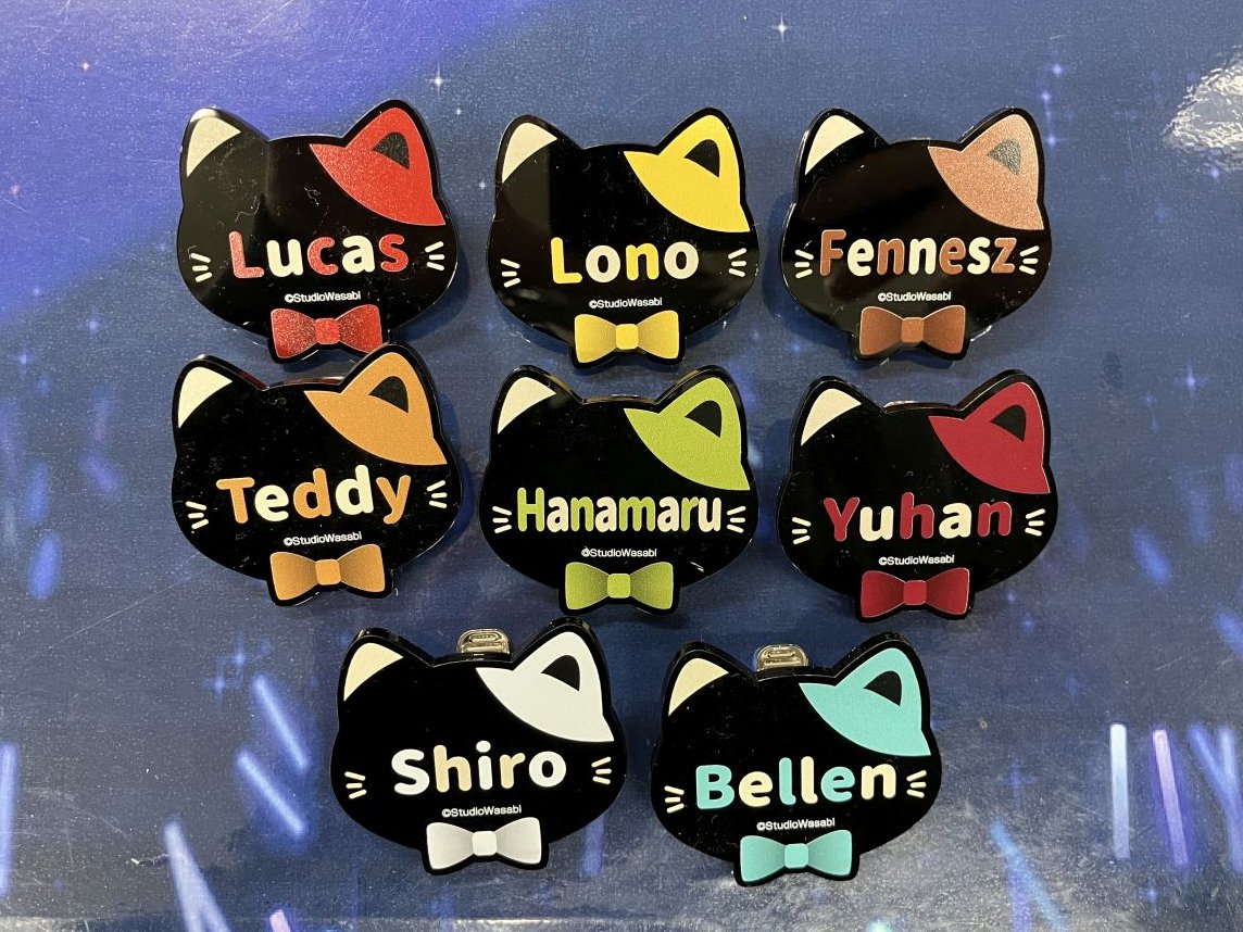 入荷情報】#あくねこ ナンジャタウンコラボの ネームアクリルバッジが