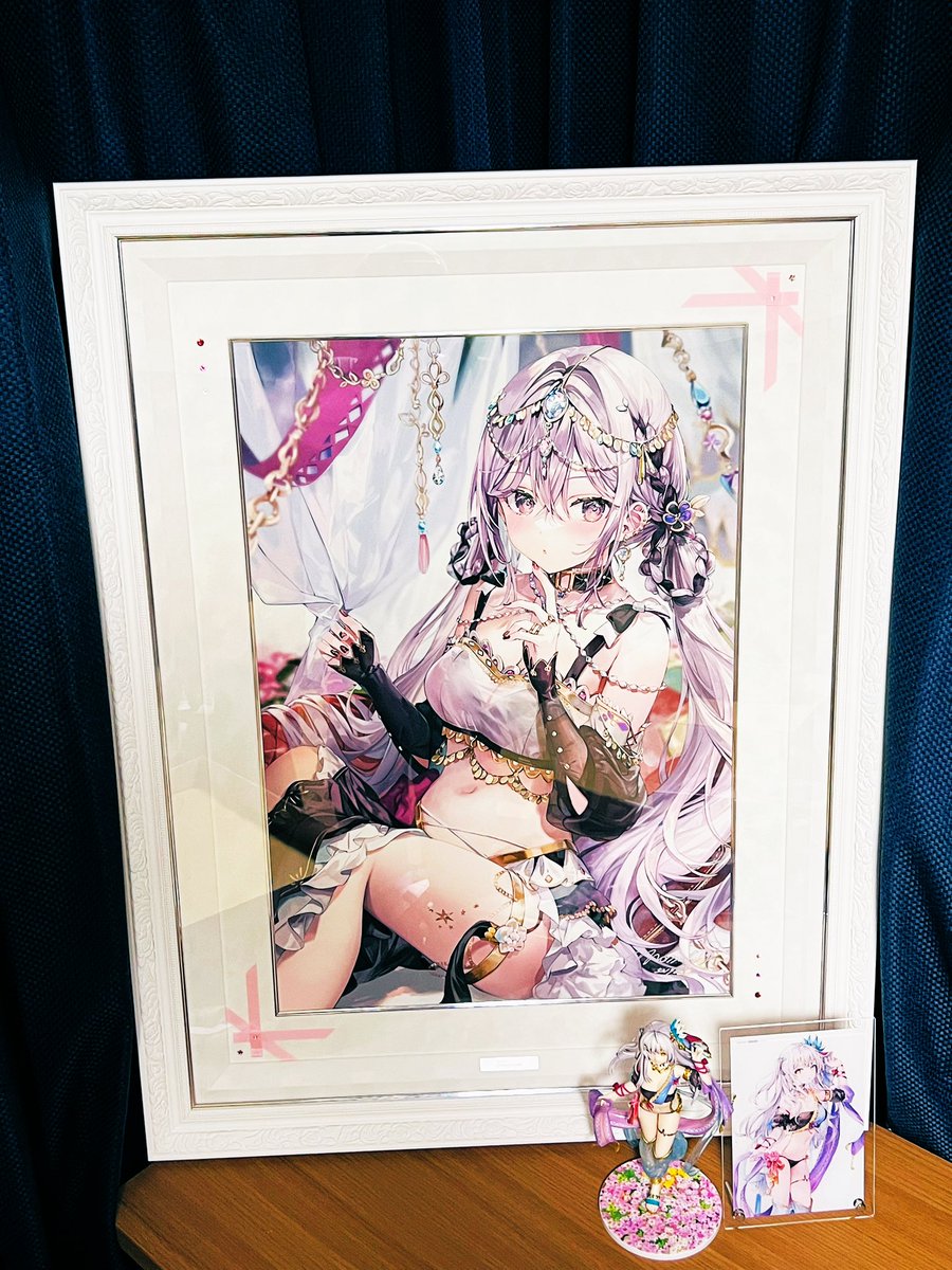 昨日無事に版画届きました🎁 開封するのもドキドキしましたが、踊り子