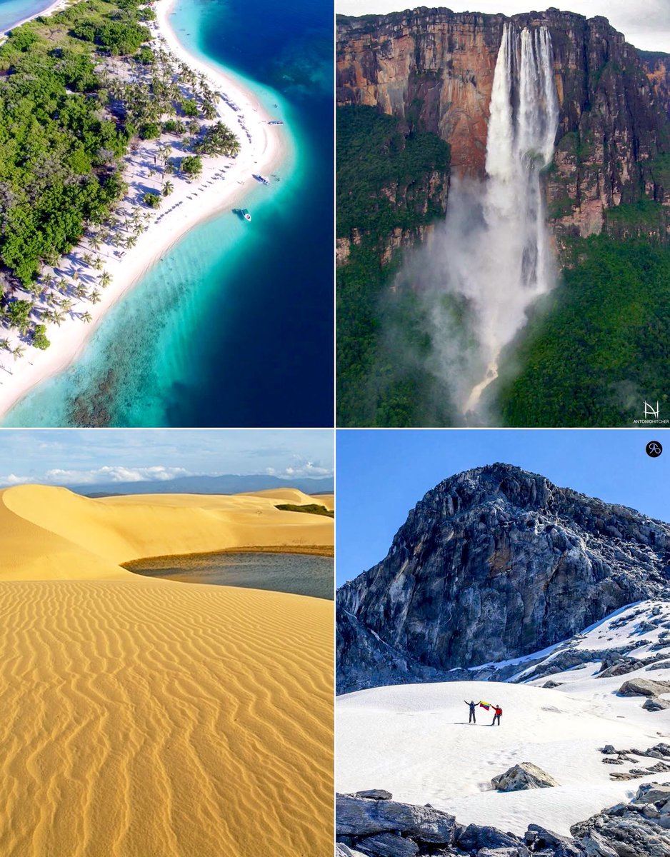 Maravillosa Venezuela 
CAYO SOMBRERO Parque Nacional Morrocoy, Falcón 
📸 <a href="/caribenegra/">Yewán-enapué</a> 
SALTÓ ÁNGEL Parque Nacional Canaima, Bolívar 
📸 <a href="/AntonioHitcher/">Antonio Hitcher</a> 
MEDANOS DE CORO, Falcón 
📸 <a href="/cmondin/">cmondin</a> 
PICO HUMBOLDT Parque Sierra Nevada, Mérida 
📸 <a href="/visualsaab/">saabvisual</a>