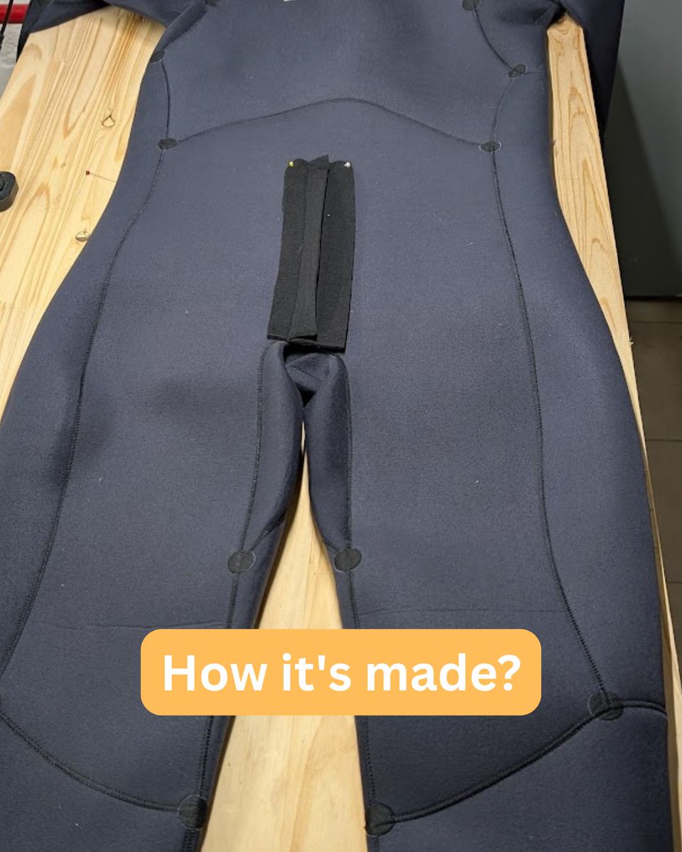 Zipforge's tweet image. 🔧 How I add a zipper without ruining a wetsuit:
 Sew the coil zipper into neoprene strips → precision cut (avoiding seams) → align → bond with industrial neoprene glue → cure 24h.
 Sewing + gluing = a clean, factory-level finish, tailored to you.