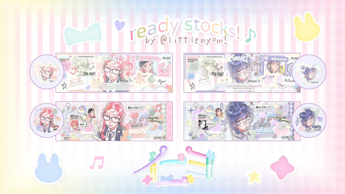 littlenyom's tweet image. 🍅♡𓈒 +999 | retweet and likes are cherished .ᐟ •ᴗ• ｡⁠*ﾟ⁠+

hi_lou ~ ♪ aku ada 4 slide layout ready stock &amp;amp; clearance sale. bisa di take jam 18.15 yaah, langsung dm aku aja! harganya ada di alt yaaah, terima kasih ♡

hashtags 🍀 #zonauang #zonajajan #zonaba