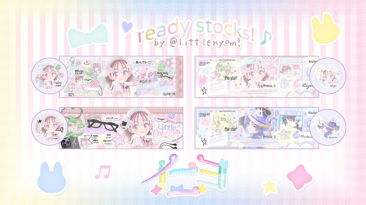 littlenyom's tweet image. 🍅♡𓈒 +999 | retweet and likes are cherished .ᐟ •ᴗ• ｡⁠*ﾟ⁠+

hi_lou ~ ♪ aku ada 4 slide layout ready stock &amp;amp; clearance sale. bisa di take jam 18.15 yaah, langsung dm aku aja! harganya ada di alt yaaah, terima kasih ♡

hashtags 🍀 #zonauang #zonajajan #zonaba