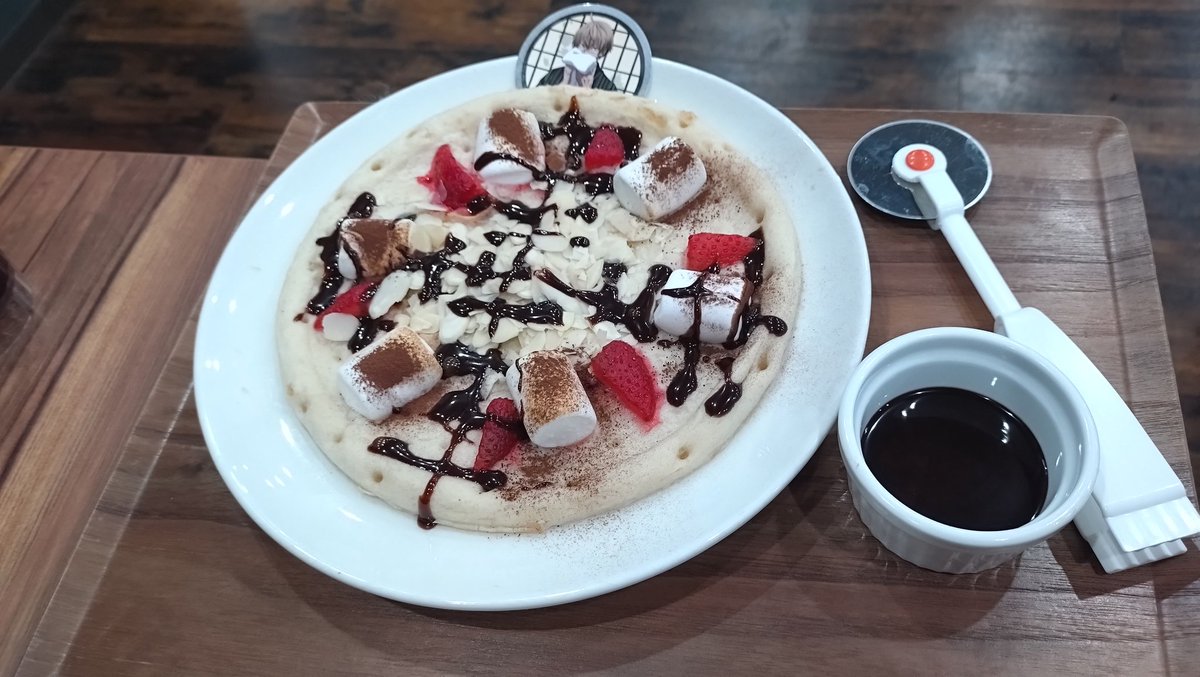 今日のインテお疲れ様でした！！
🍑👹のサークルさんを回ったり相互さんたちとお会いできたりと楽しかったです！
インテの後はアフターで極楽湯コラボメニュー食べてきました！美味しかった！！

写真は上着がおかしかったことに気付かずに自撮りしたのしかないのでスタンプである程度ないないした。