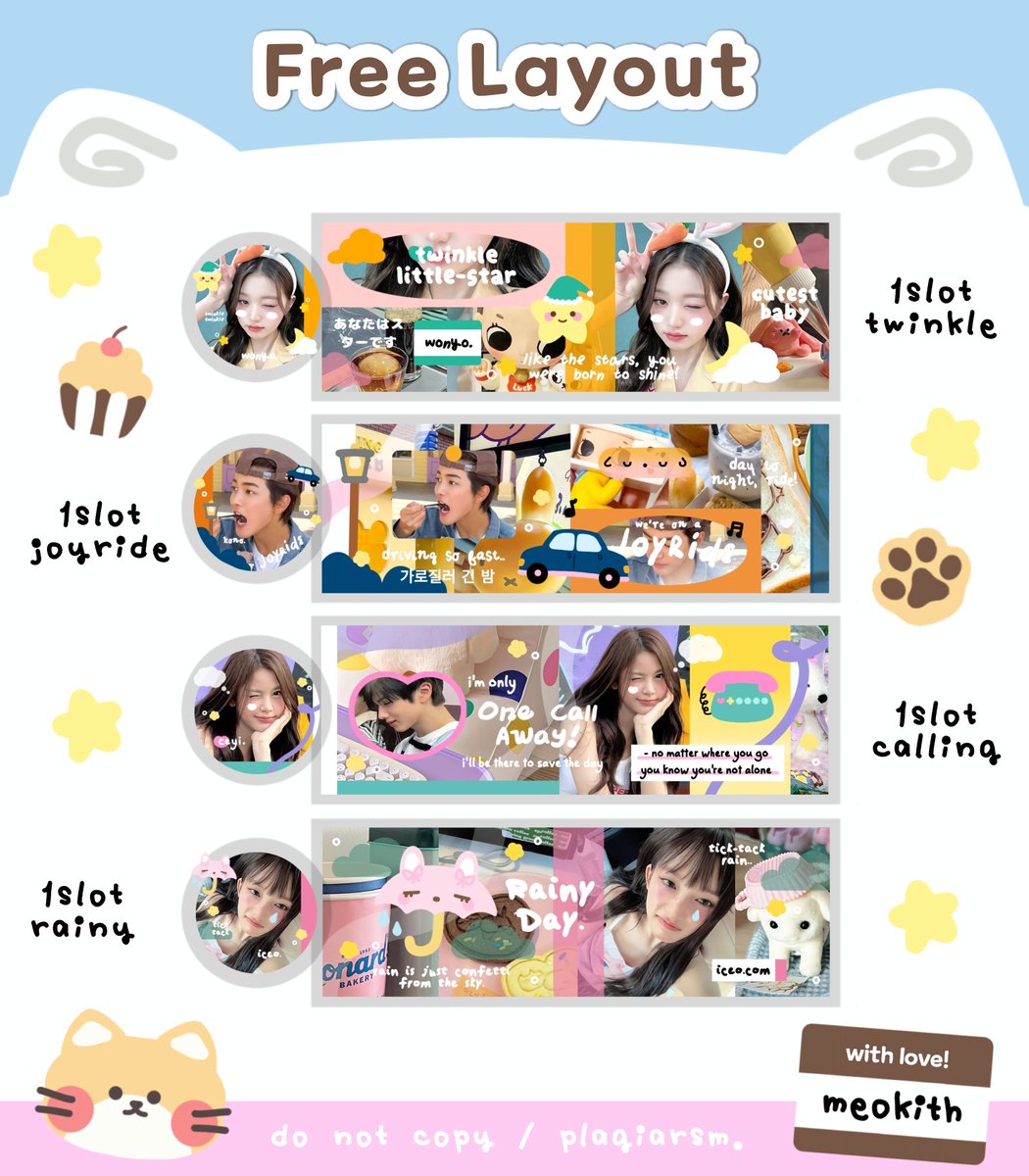 meokith's tweet image. repost will be appreciated! 👩🏻‍🍳

halo teman-teman 🍰 hari ini ada 5 SLOT FREE LAYOUT BY REQ dalam rangka merayakan ulang tahun kak verlyn @kittmys  🐈💧🎀 #OceanOfVerlyn (check alt.)
 
 📝 by reply
 ⏰ now - until 12 jan 21.00 WIB 

#zonauang️ #zonaba