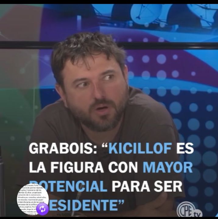 'Kicillof es la figura con mayor potencial para ser presidente "(Juan Grabois)..¿Que opinas?👇...
#BuenosDías 
#BuenDomingo
#MileiDestruyeArgentina 
#MileiCipayo 
#HabraConsecuencias