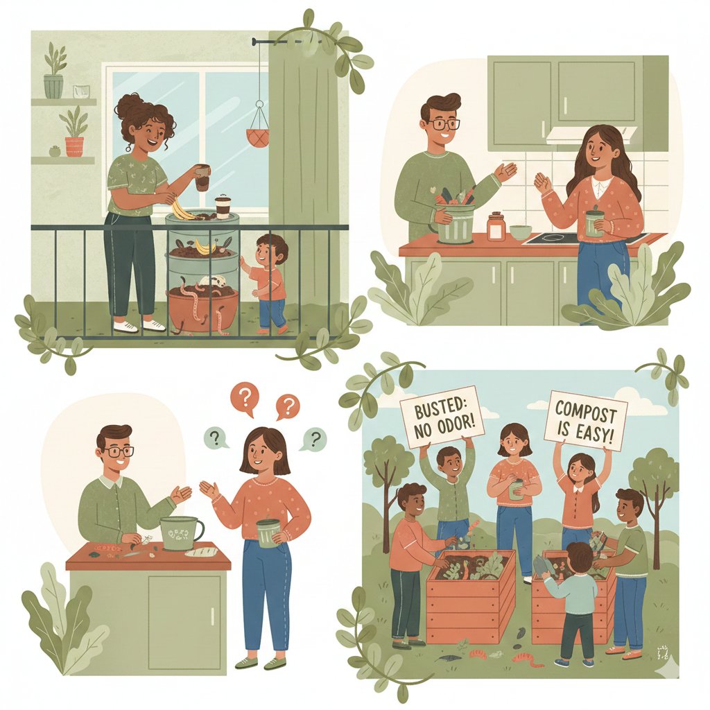 🤔 Still unsure about composting? Let’s bust more common composting myths! You don’t need a large backyard or fancy equipment to compost effectively. Let’s make it easy! 🌱
#CompostingMyths #EcoEducation #SustainableLiving