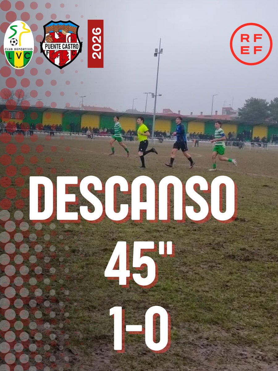 ⏰ Descanso
1️⃣ <a href="/cdlavirgen/">CD Virgen del Camino</a> 
0️⃣ JUVENIL A

#orgulloarlequinado #vapuenteva #somosfutbol #somosformacion
