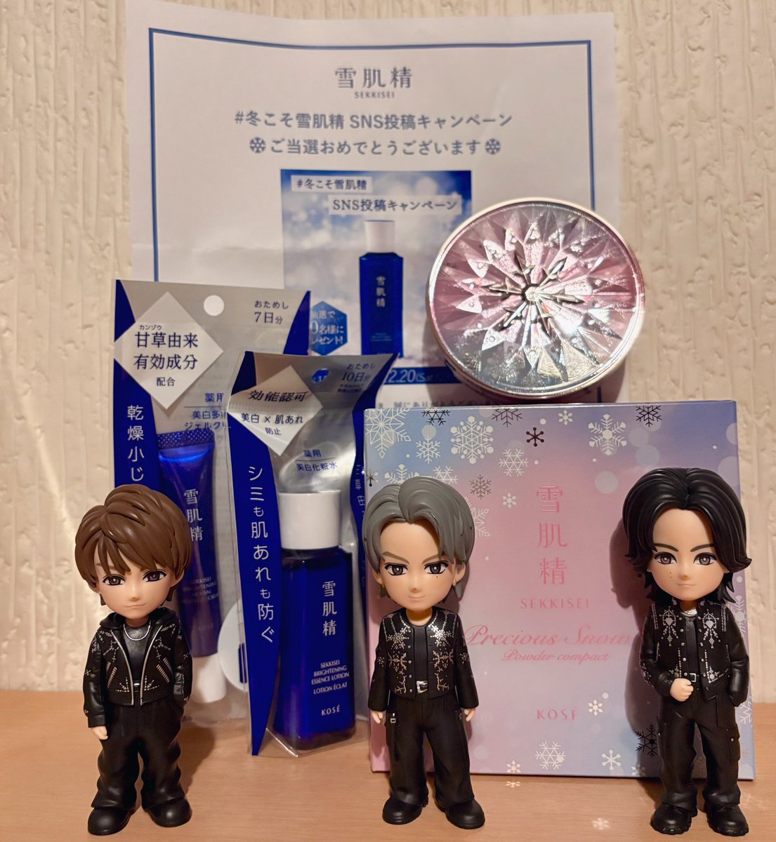 冬こそ雪肌精 SNS投稿キャンペーンに当選しました❄️ ありがとう