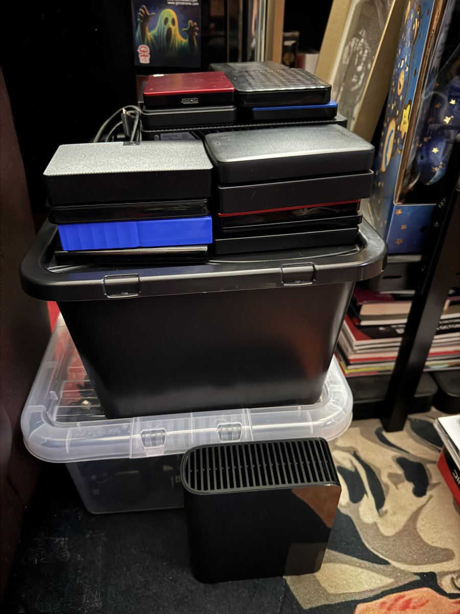 jasonimpey's tweet image. Yes the boxes are also full of hard drives. Nearly finished gathering masters for a variety of my movies for distribution and an array of footage for an epic few edits #postproduction #editing #filmmaking #indiefilm #lifeofaneditor