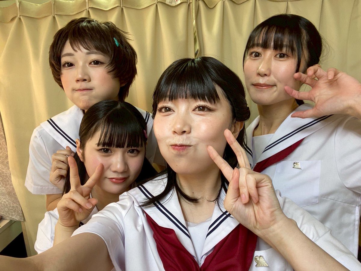 #ひかなつ舞台
本日もご来場ありがとうございました！

今日は女子生徒で📸

#光が死んだ夏 
#behind_the_scenes