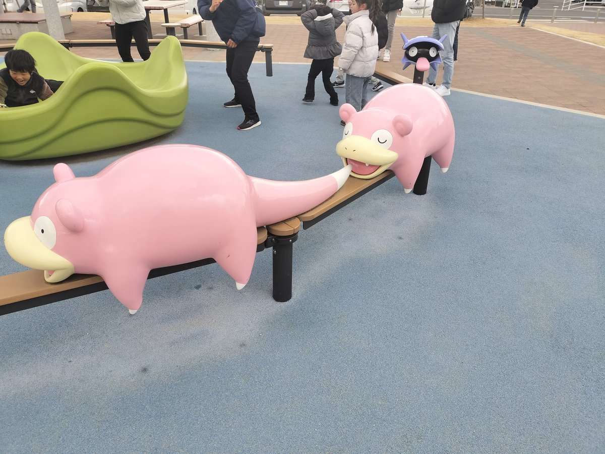nituies's tweet photo. ヤドン公園行ってきた https://t.co/TqmHWXtXtb