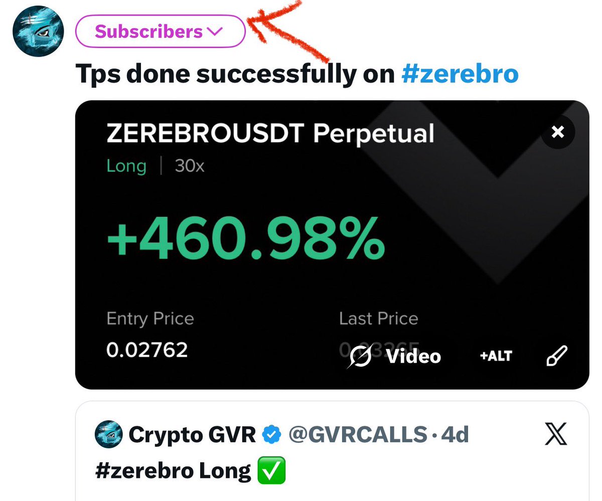 Trade 414 : #zerebro 460% up for my Twitter subscribers Total lost trades  in Jan : 0 Note : Subscribe my X for more trades ✓