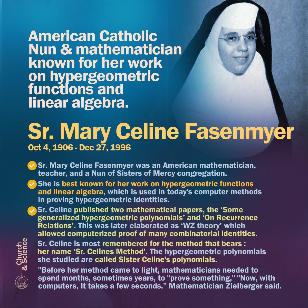 Church and Science tweet media