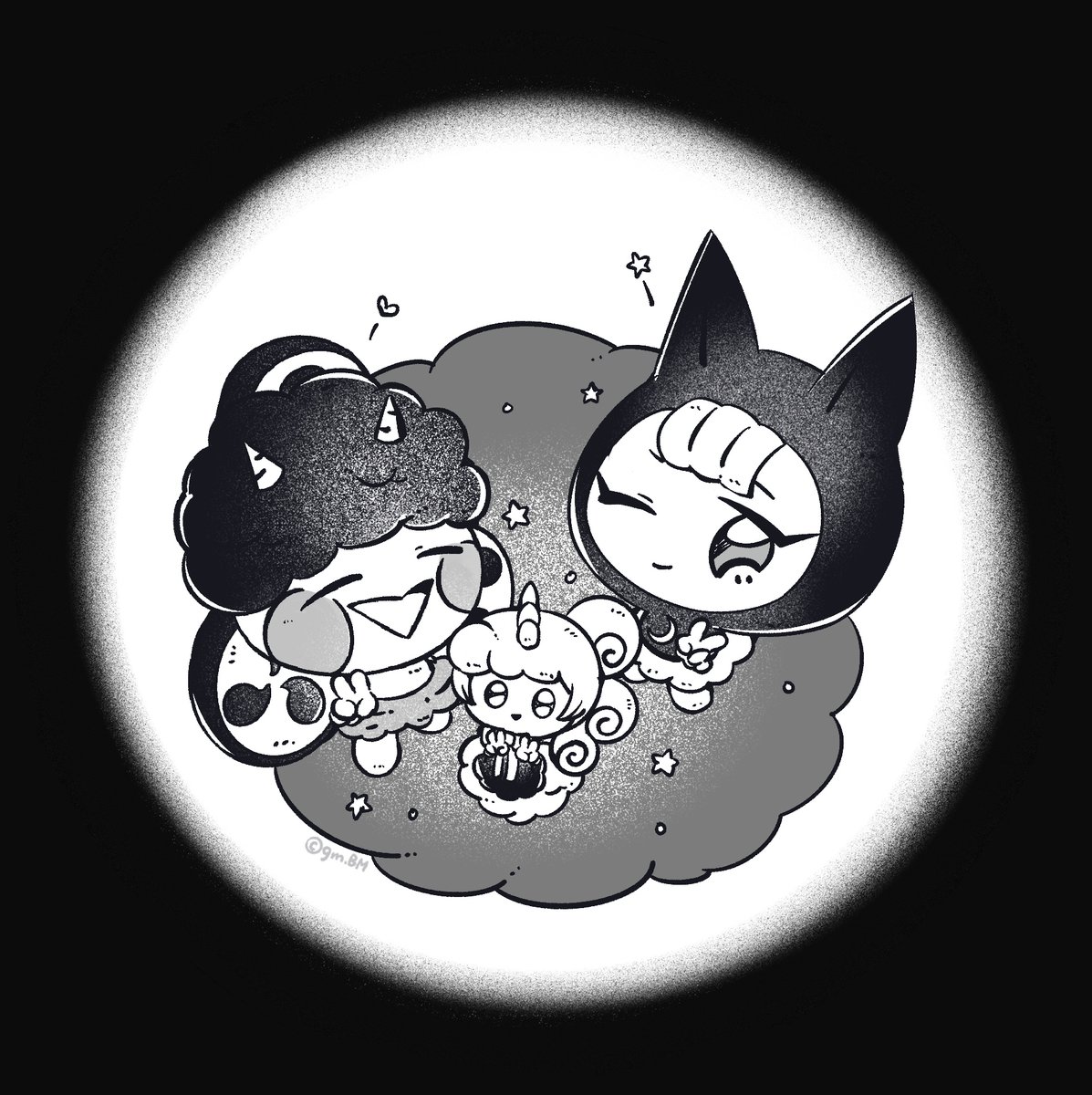 #眠れぬ丑三つ時に
いっしょに✌︎✌︎