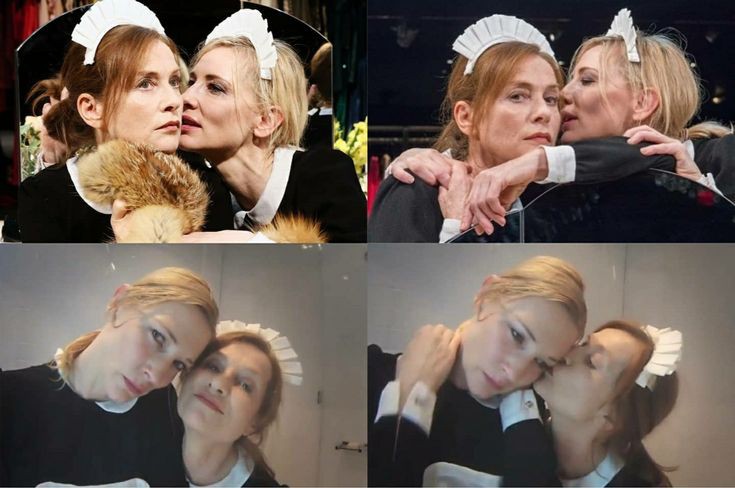 Cate Blanchett and Isabelle Huppert in The Maids play (2013-2014)