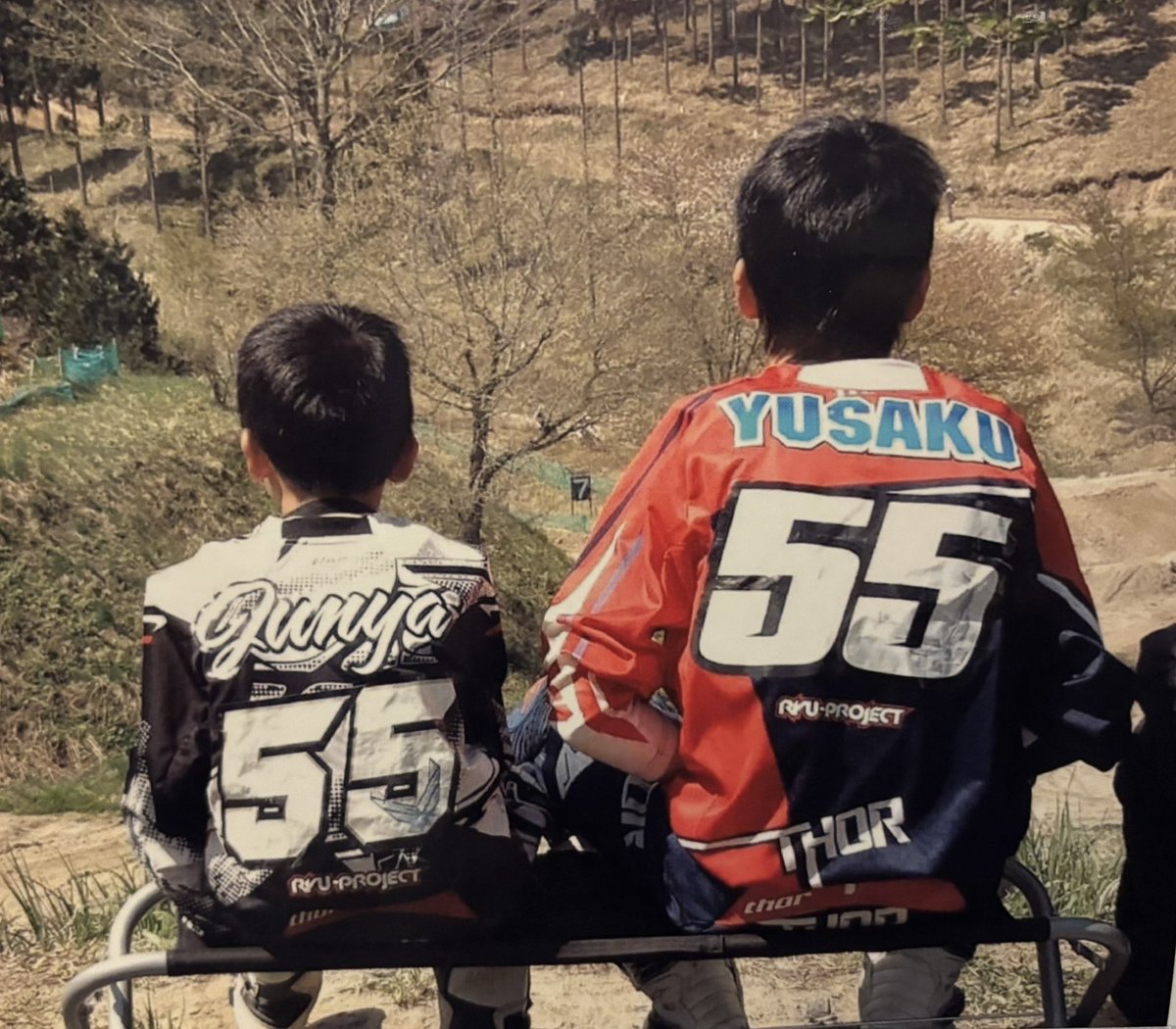 じゅんじゅんの55番、見慣れたゼッケン！