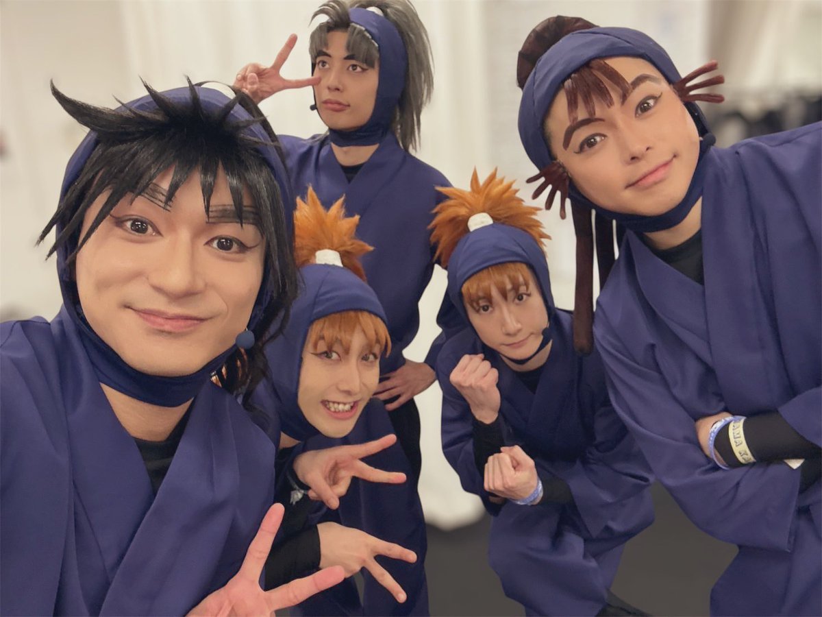 #忍ミュ 学園祭3日目の公演を終えました。ご観劇、ご視聴賜りました皆様、ありがとうございました。東京初日から今日まで、沢山の皆様の幸せなエネルギーをたらふく吸わせていただいて。心、潤いっぱなしです。大阪も、六年生の背中を追って、四年生のキラキラを見習いつつ、やれることをやります。