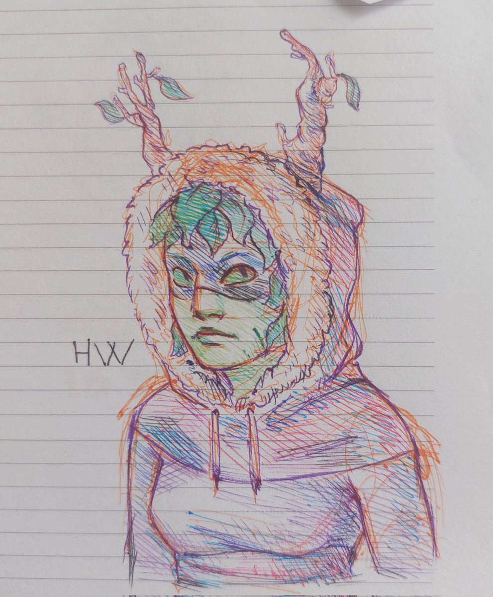 Sayv3vs's tweet photo. sketches I've been doing in class when I was bored... #farmworld #huntresswizard #finnmertens https://t.co/eNYrkrv5Wc