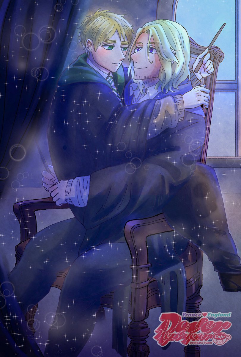 taiman_1123's tweet image. 本日はおれおまお疲れ様でした🫖✨️
無配のポストカードはこちらの絵でした
新刊と合わせて楽しんで頂けると幸いです☺️

実はちょっとラストと繋がっていたり…!?(小声)

 #ドヴァカフェ2026