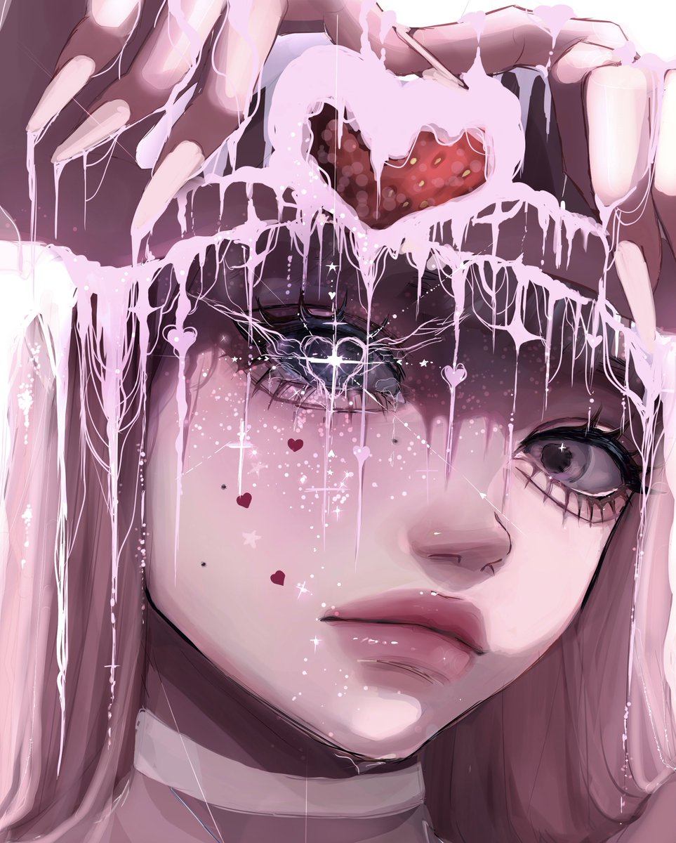 chan_chikame's tweet photo. 「Melting Love」💘🍫
#illustration #イラスト https://t.co/4KlCzIbi7y