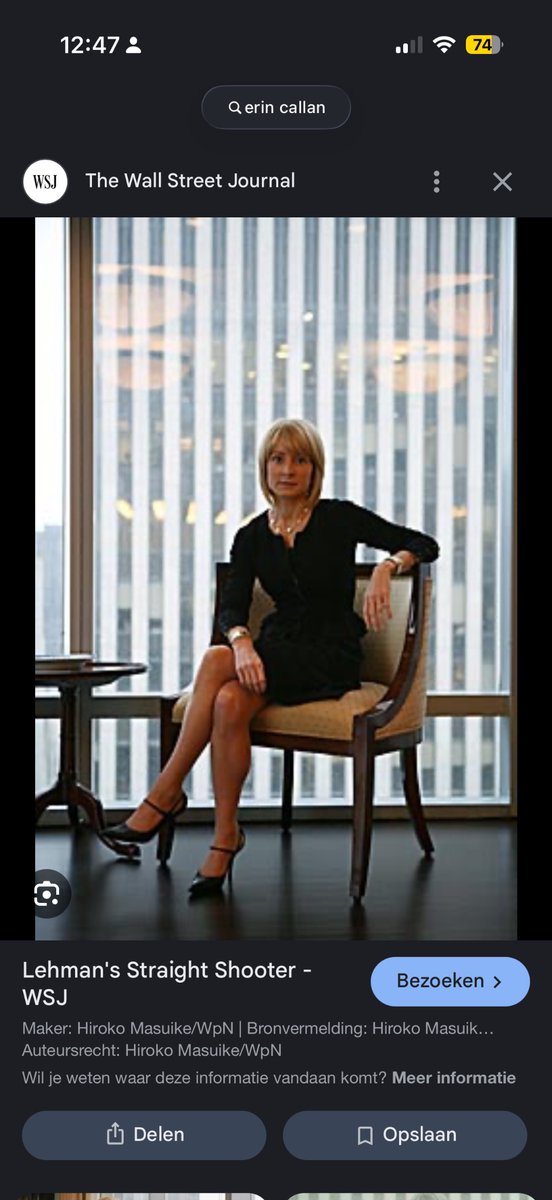 Precies dezelfde (bijna) foto die van de CFO van Lehman Brothers is gemaakt, vlak voor het einde. Goede vergelijking?