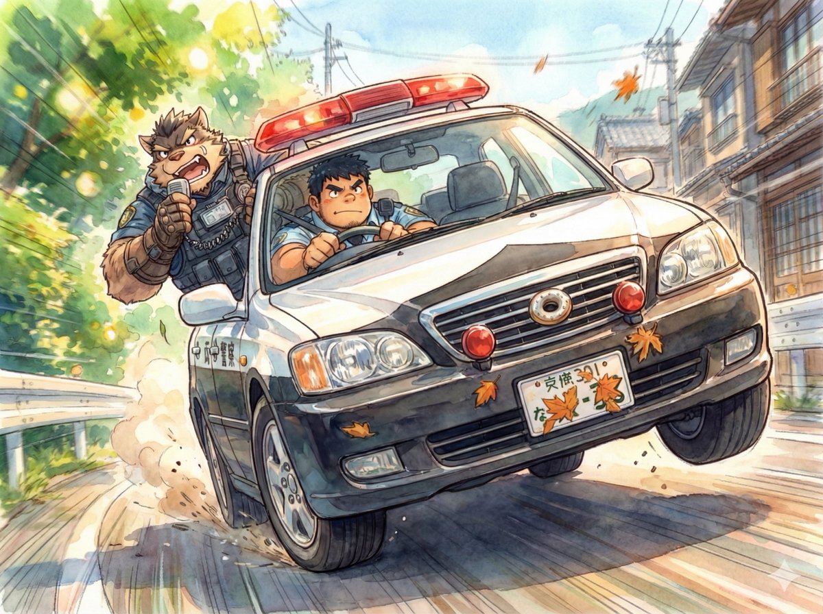 地元の警察署が綺麗になってた。
お疲れ様です。
#AIイラスト