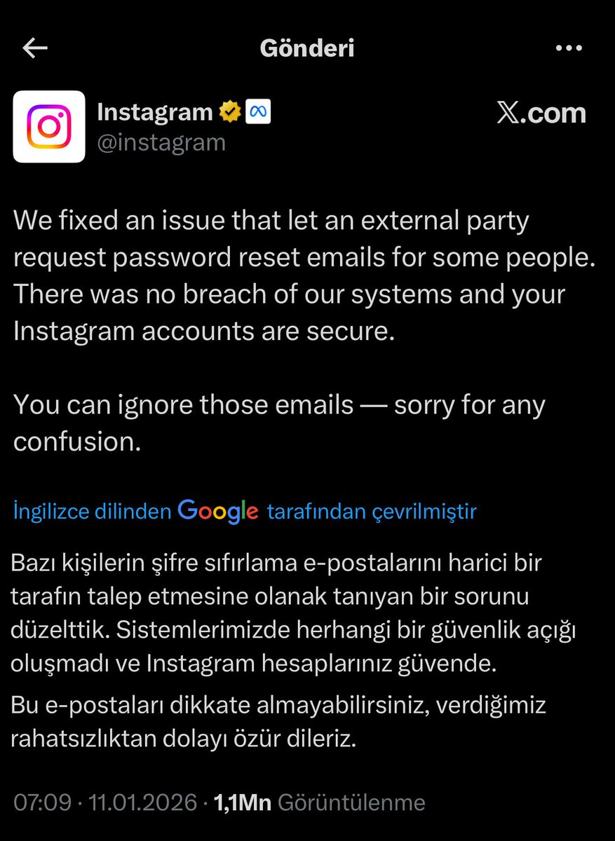 Instagram‘dan veri çalınması veya mail gönderimi hakkında çalınması ile ilgili beklenen açıklama geldi.
