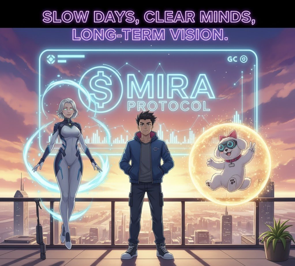 Boopi brings the light energy because she has always been the ticker 

Klara moves with calm confidence,
and $MIRA stays steady in the background powering what really matters that’s why everyone believes in it

Sometimes the best move is to reset, reflect and trust the process.